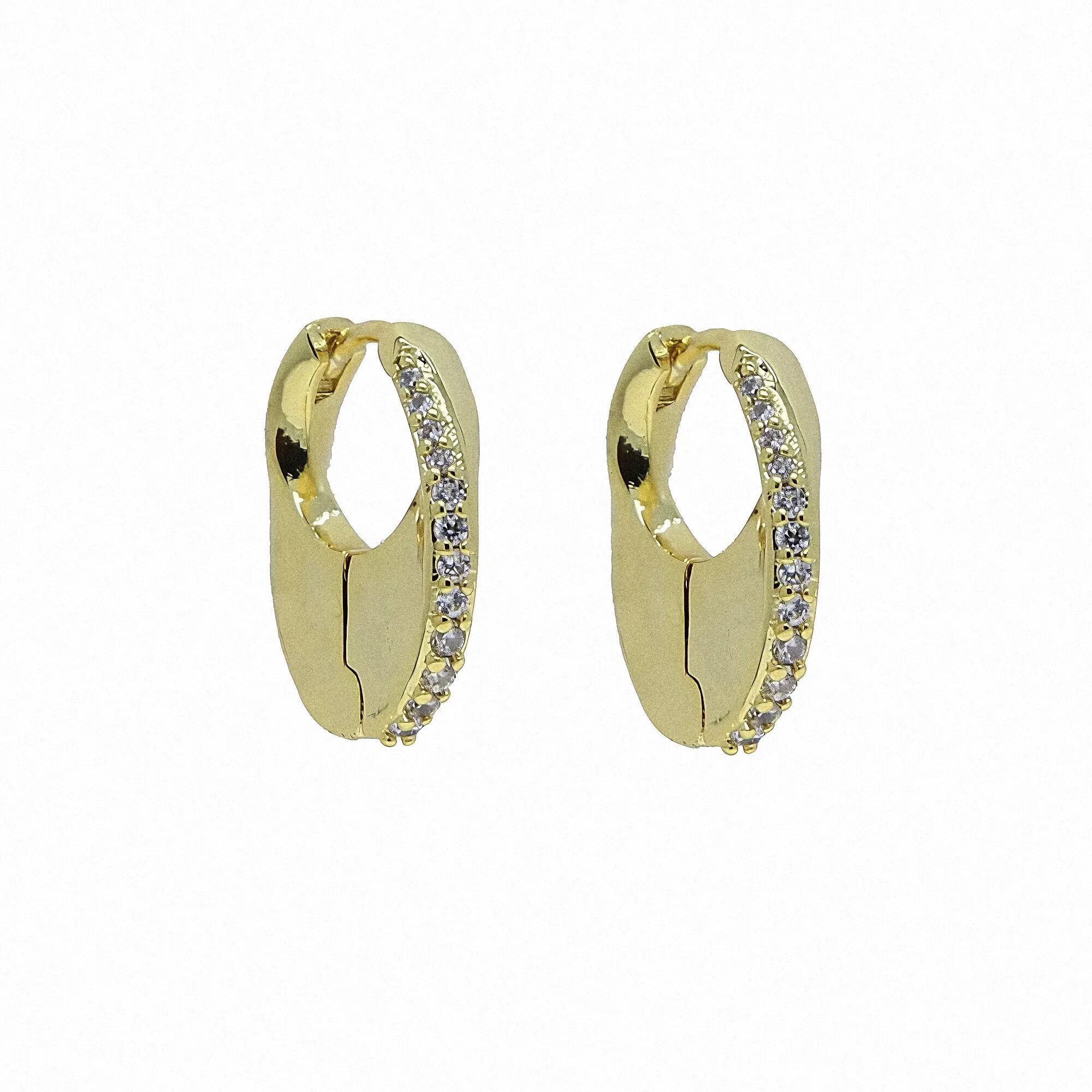 Sparkle Line Mini Hoops - Velvet Desert Jewelry